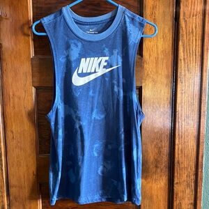 Nike Tie-Dye Blue Tank Top